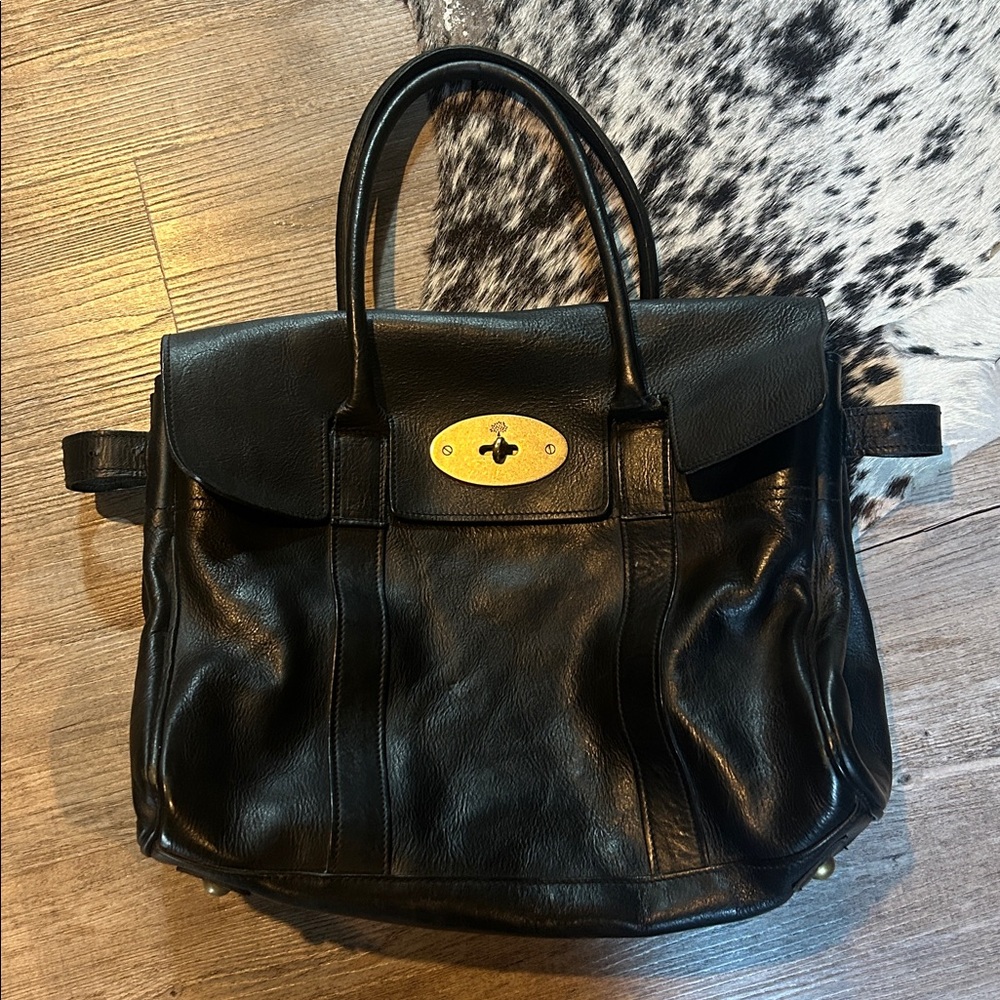 Mulberry Bayswater Classic black satchel Bag